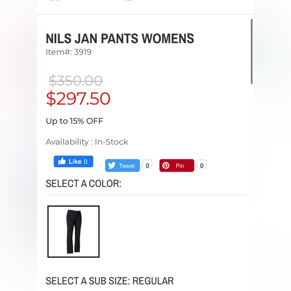 NILS waterproof and breathable ski pants size 8 ( small) ⛷️ - Picture 7 of 13